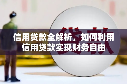 西吉信用贷款全解析，如何利用信用贷款实现财务自由