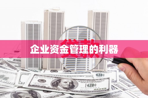 西吉企业资金管理的利器