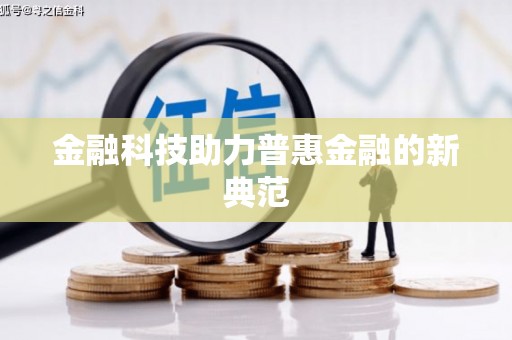 西吉金融科技助力普惠金融的新典范
