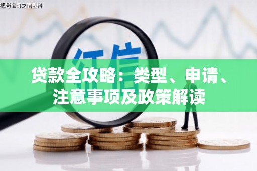 西吉贷款全攻略：类型、申请、注意事项及政策解读