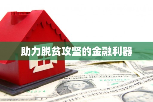 西吉助力脱贫攻坚的金融利器