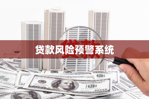 西吉贷款风险预警系统