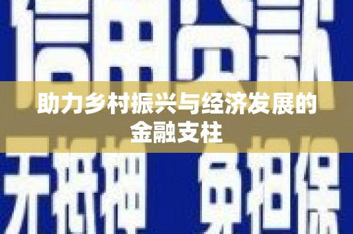 西吉助力乡村振兴与经济发展的金融支柱